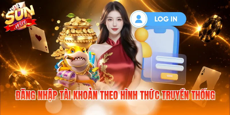 Đăng nhập tài khoản theo hình thức truyền thống